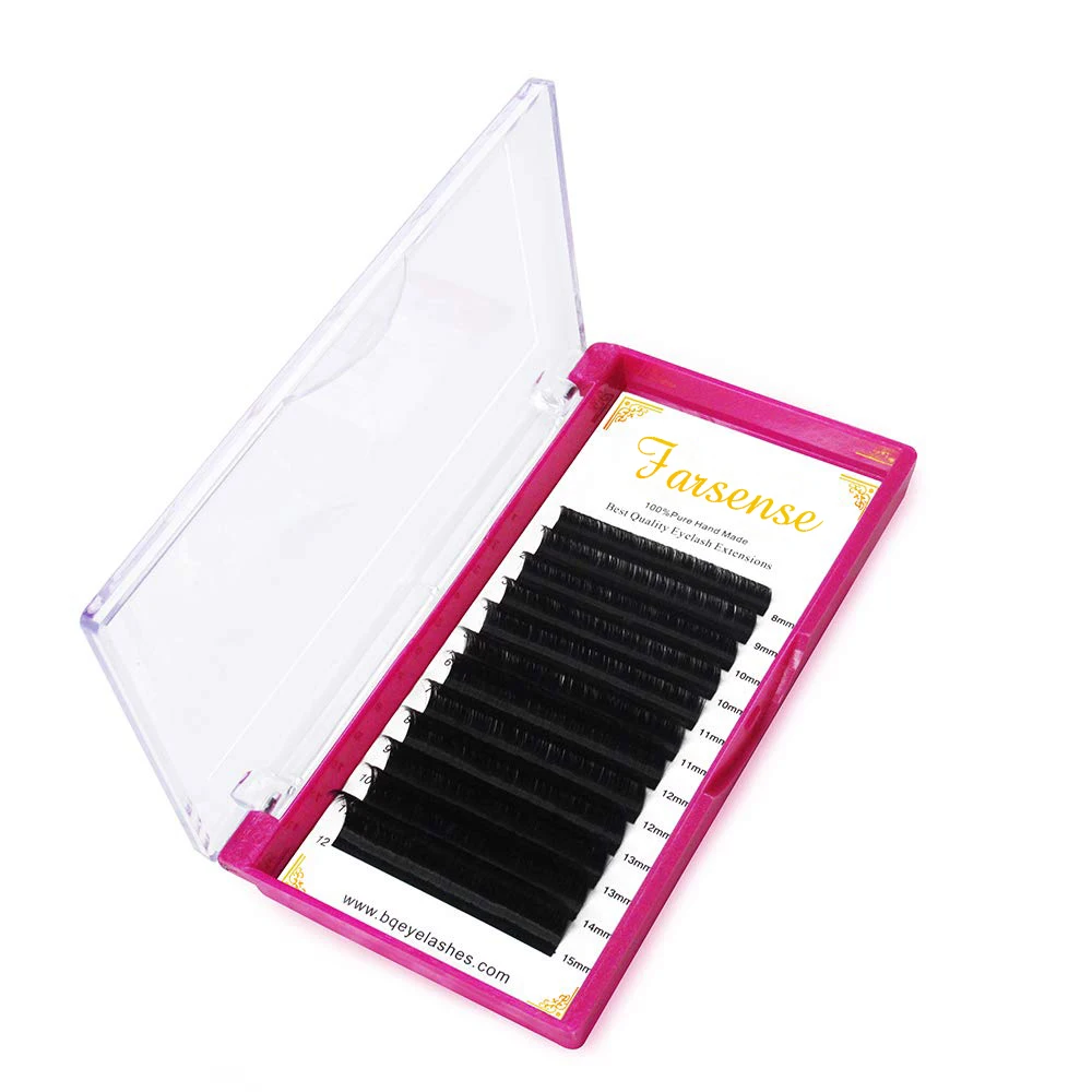
Real Mink Eyelashes Volume blink fans Lashes Extensions Individual Eyelash blooming soft Lash Tray extension 
