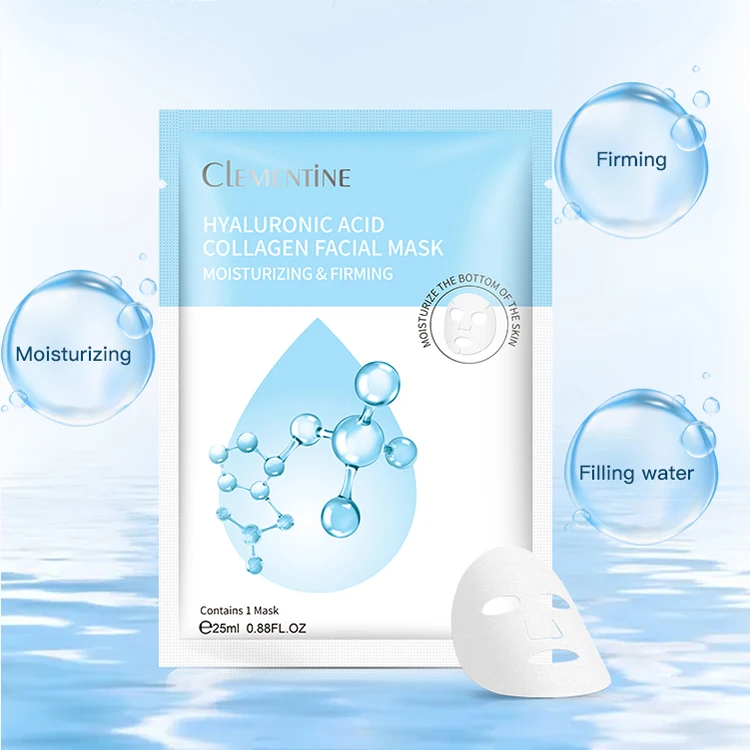 Hyaluronic  Acid private label beauty anti wrinkle firming nourishing moisturizing brightening sheet facial skin care