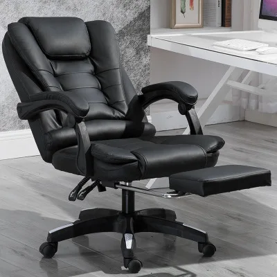 
Ergonomic PU Leather Office Chair Revolving Boss Chair With massage function 