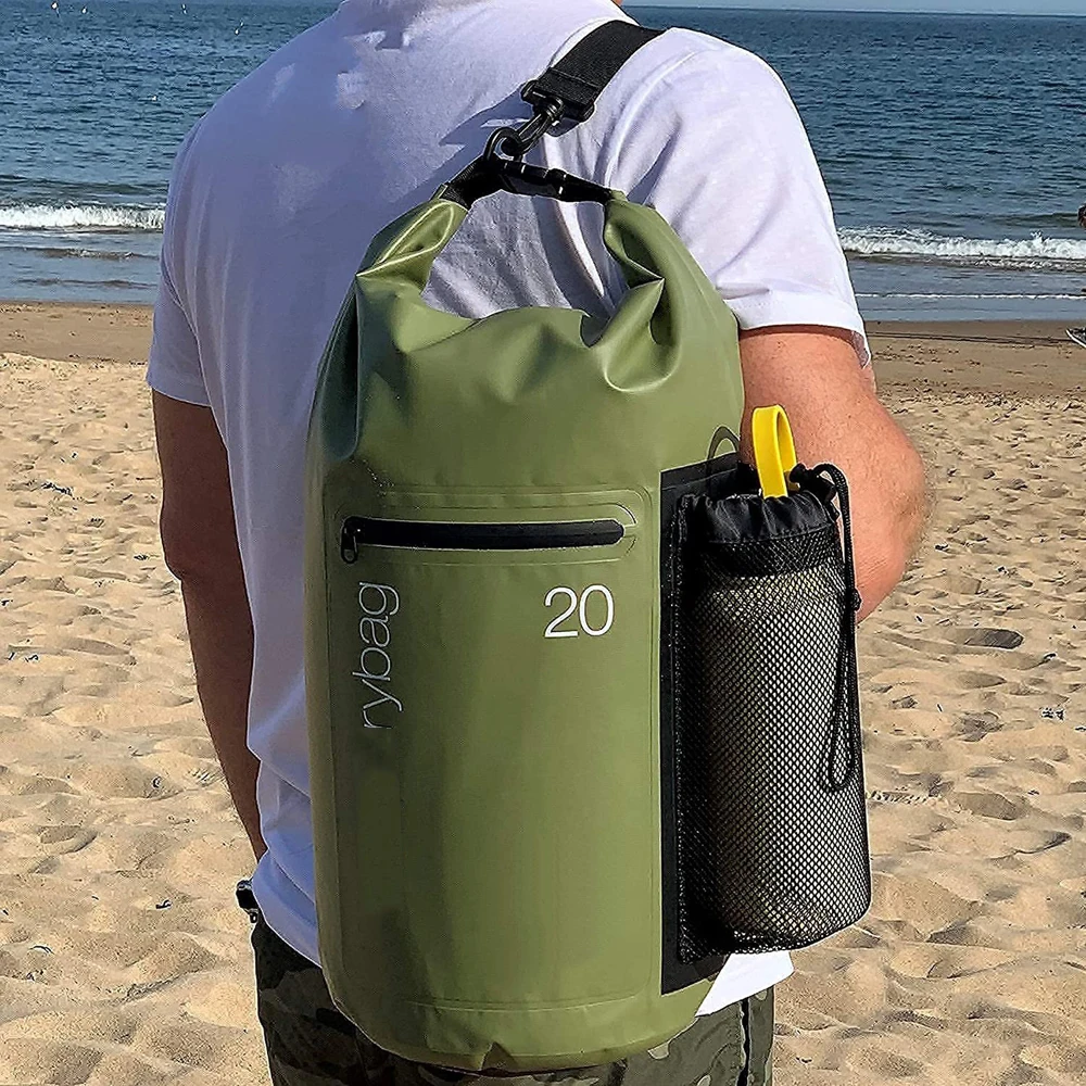 FREE SAMPLE Adventure Day Large Bundle Ocean Dry Bag Ocean Microfiber Beach Towel  Ocean Hydro Bottle