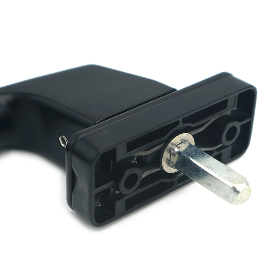 High Quality black Aluminium Door & Window Handles with key lock