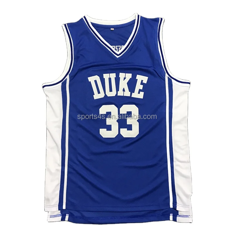Индивидуальные Лучшие качества сшитые Duke-University 5 Banchero Grant Hill синие майки по скидке