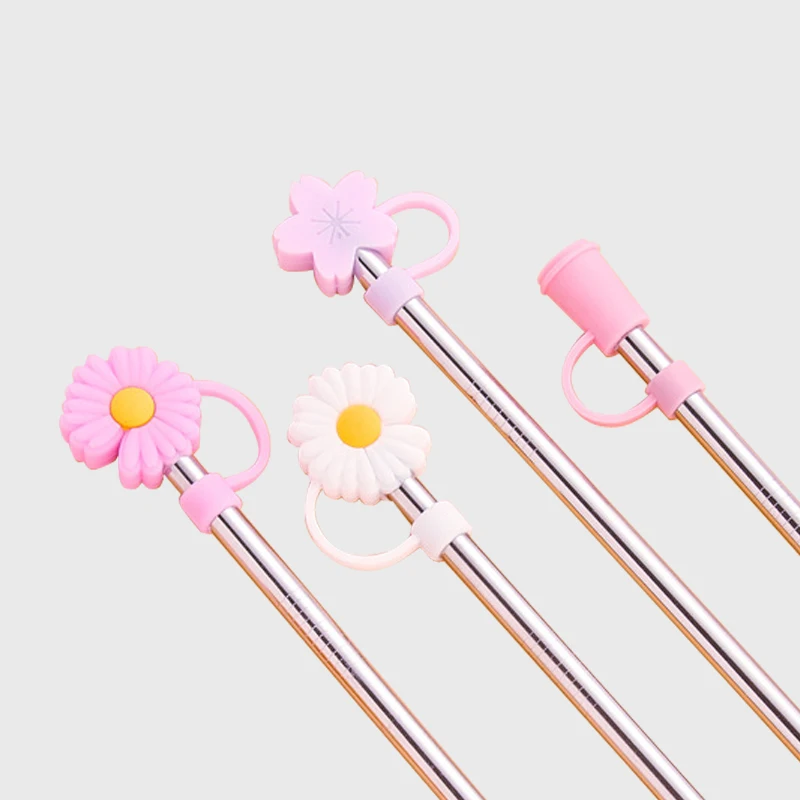 
Dust Proof Silicone Straw Cover, Silicone Straw Tip Cover 