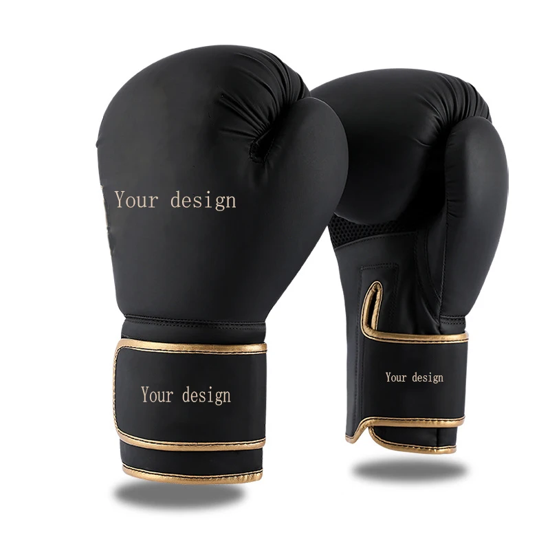 Custom MMA Boxing Sports Training Punching Gloves 16Oz Leather Boxing Gloves
