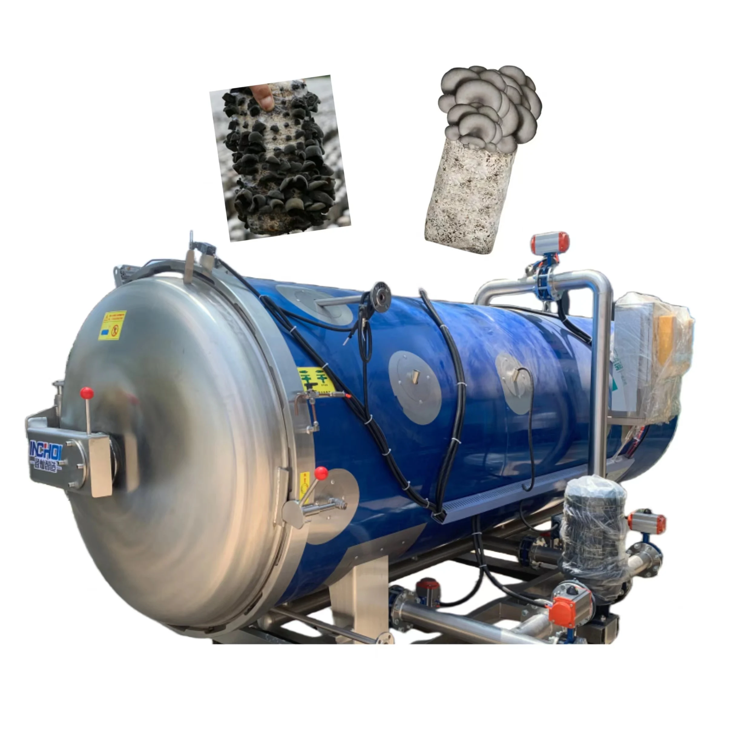 Automatic Mushroom Substrate Autoclave Sterilizer Machine Autoclave for Mushroom Cultivation