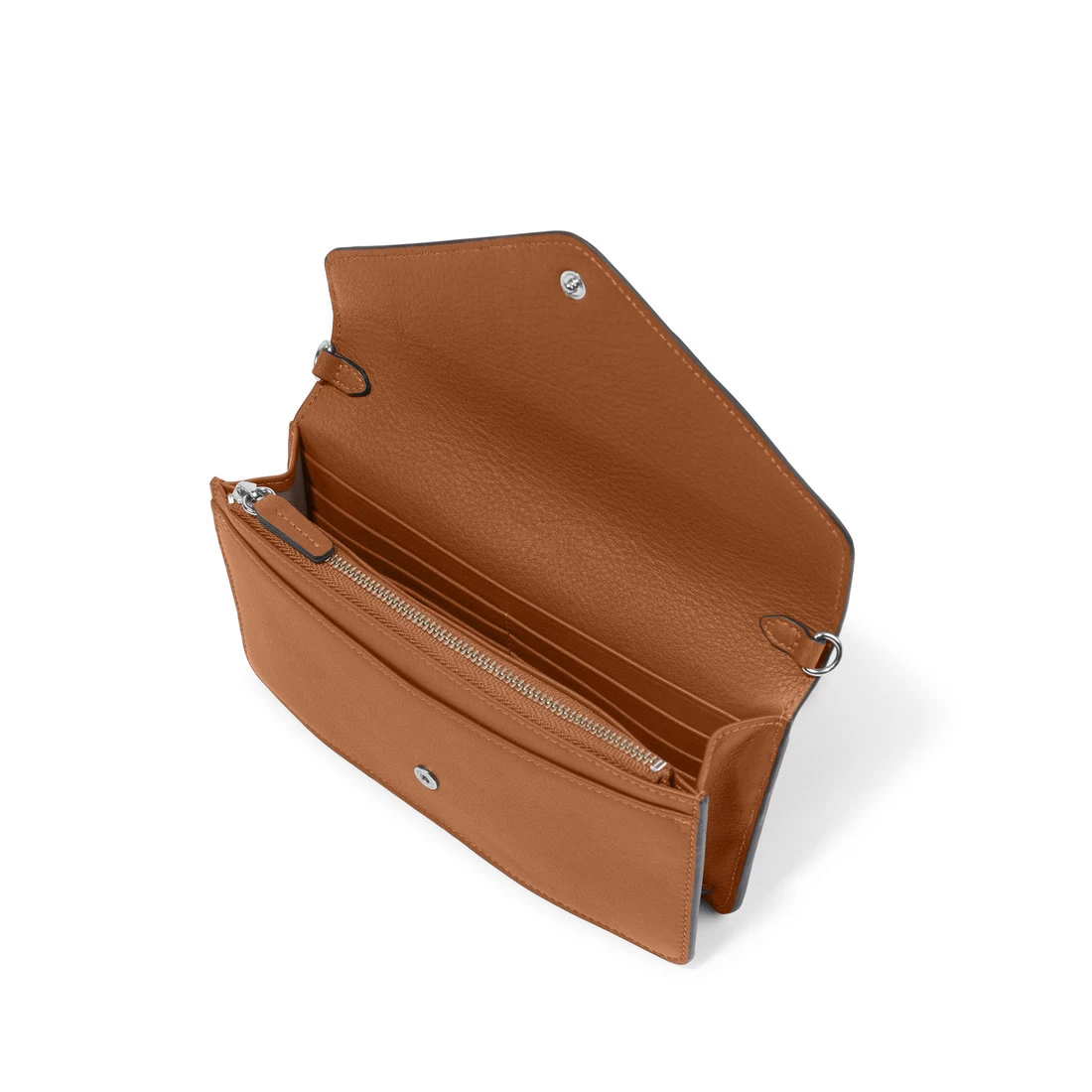 Clutch Envelope Wallet PU Leather Ladies Long Purse Wallets For Women with Straps