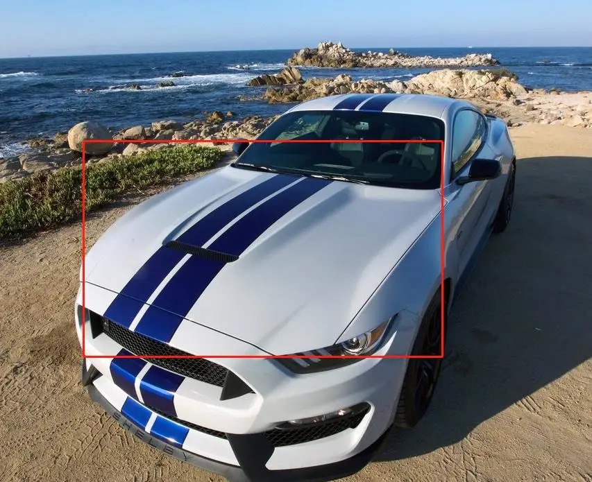 Подходит для Ford Mustang Shelby 2015 2016 2017 GT350 аксессуары серый праймер алюминиевый