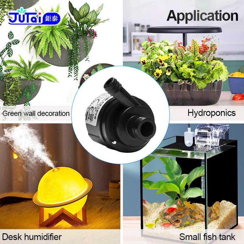 Fish Tank Submersible Water Pump Water Cycle Cooling Soilless Culture Submersible Mini Water Pump For Hydroponics