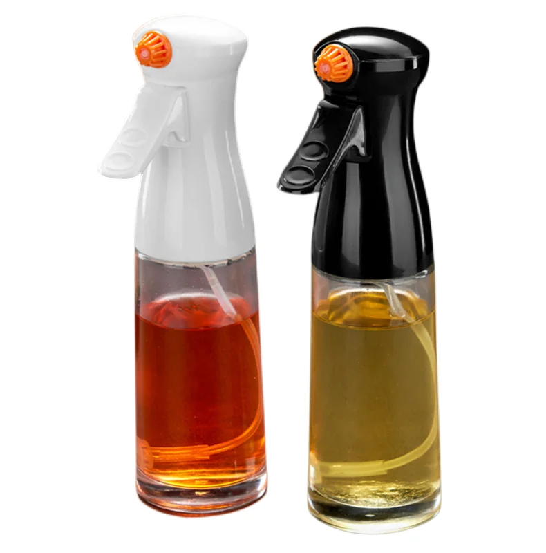 Hot sale BBQ Kitchen tools Plastic Glass Olive Oil sprayer bottle Oil vinegar