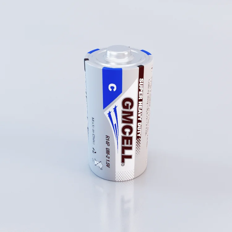 GMCELL Environmentally Friendly1.5V R14P Zinc Carbon Battery Use For Electronic Devices