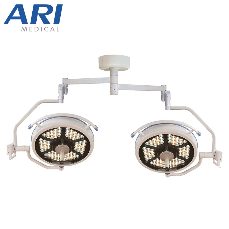 140,000 Lux two dome led surgical shadowless lamp