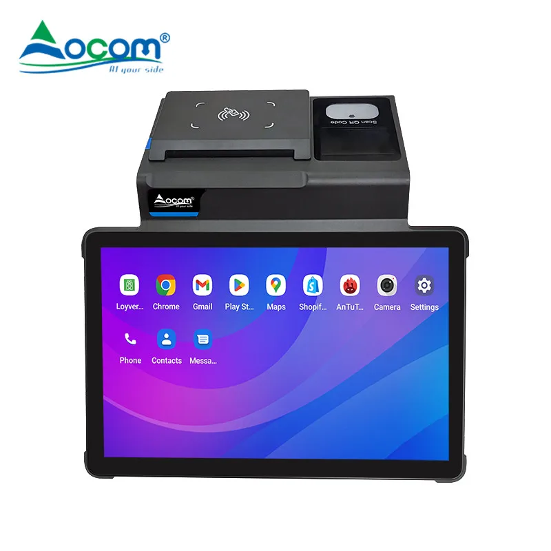POS-T1101 OCOM 11 дюймов Android13 POS терминал система машина для супермаркета Ресторан