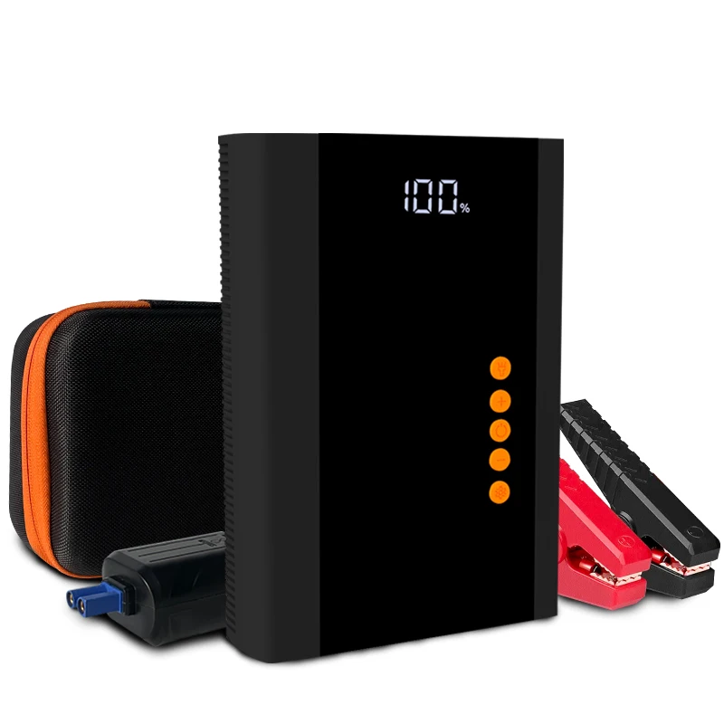 2022 new portable jump starter 2 in 1 with air pump inflator built-in air pump car inflator for car motor bike ball air pump