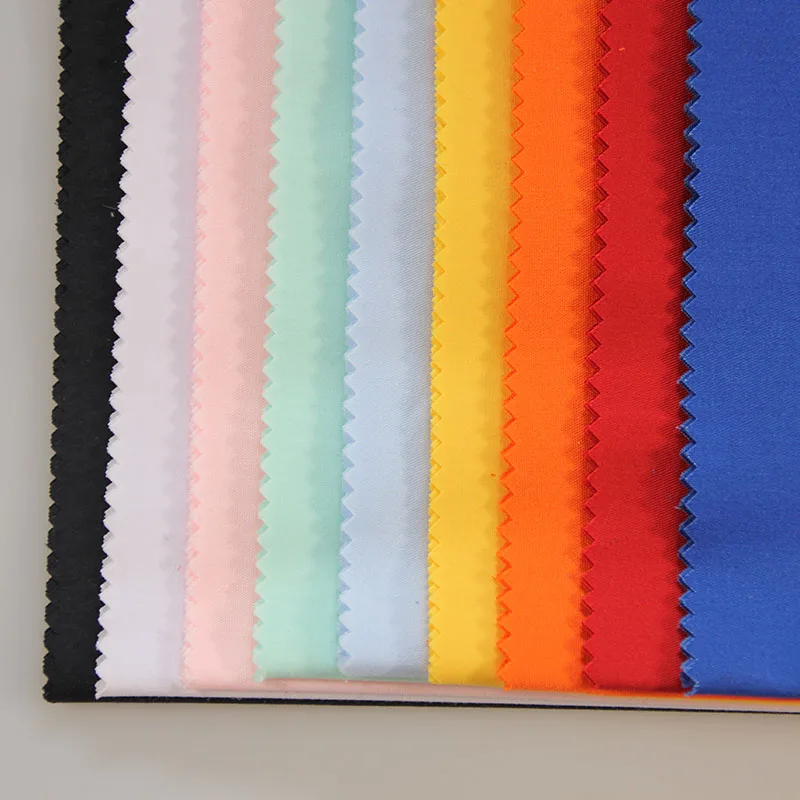 58 Inch Width 45S Density 133/72 110 GSM 2/1 TC Fabric 80 Polyester/20 Cotton Twill Pocketing Fabrics