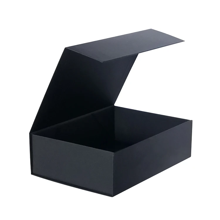 Paper Boxes  Luxury Packaging Black Clothing Gift Shoes Accessories Customized