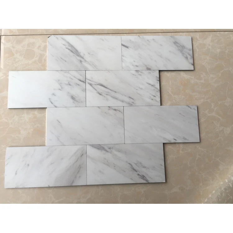 Marble type Backsplash 3d Relief Pattern Mosaic White Wall Pvc mosaic sticker tiles for wall