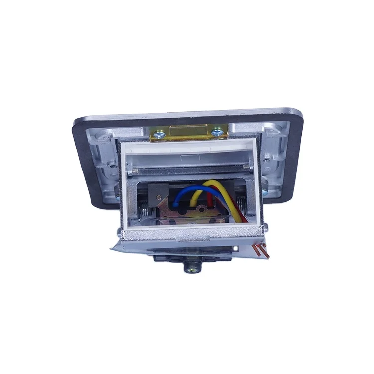 Aluminium popular factory supply  pop up empty floor socket outlet box no shocked