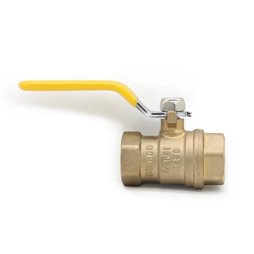 High Quality Support customization Full port WOG600 Female thread brass ball valve for water oil gas use