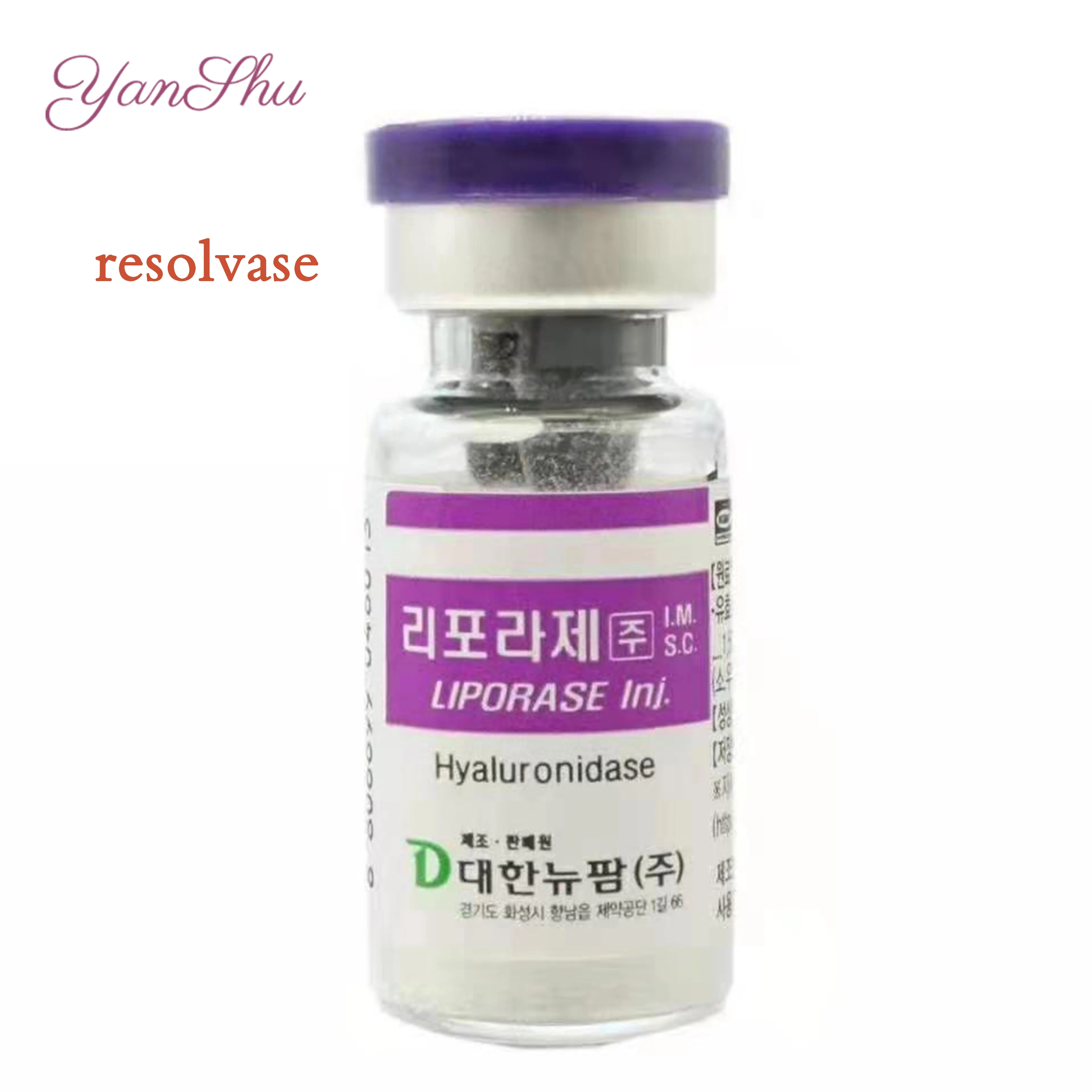 
Dissolve enzyme Dissolve excess hyaluronic acid 