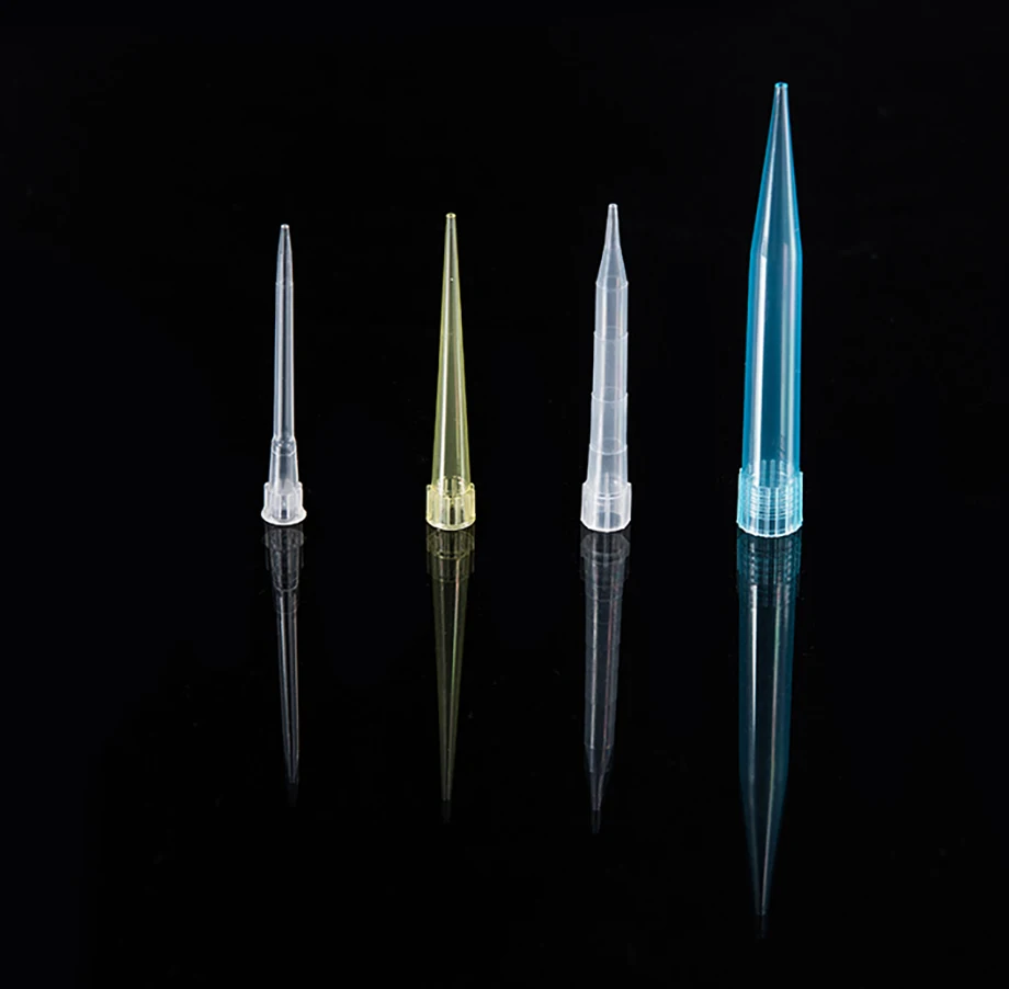 Medical laboratory sterile disposable PP 10ul micro pipettes and tips