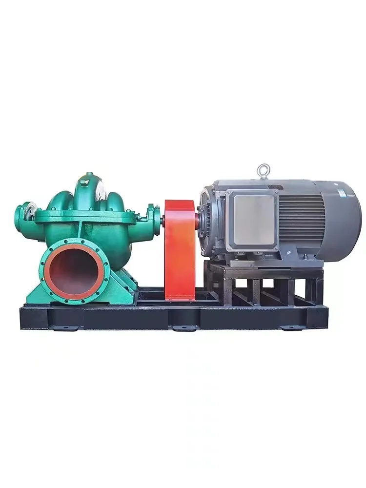 S SH H type 37kw 75kw 22kw 90kw 520kw 500mm 300mm 250mm 200mm 150mm outlet size double suction water pump with electric motor
