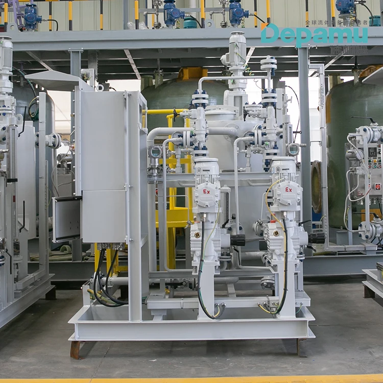 DEPAMU Chemical Dosing Skid DPJY-0.3X1-DPMSWAB10-14.5 with Two Metering Pump and a Tank for Petroleum and Petrochemical Industry
