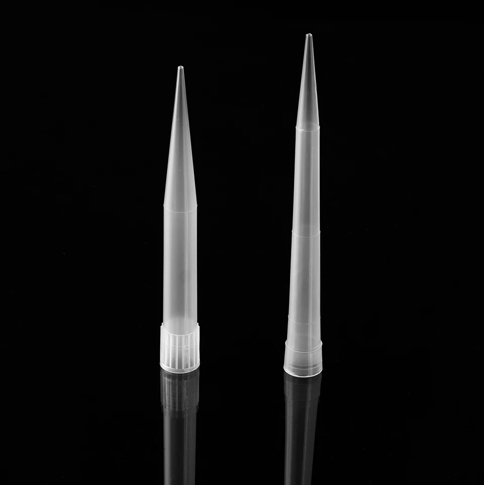 Medical laboratory sterile disposable PP 10ul micro pipettes and tips