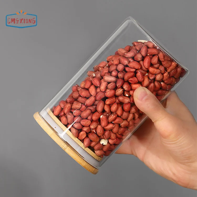 Multiple sizes kitchen high borosilicate airtight glass food storage jars set