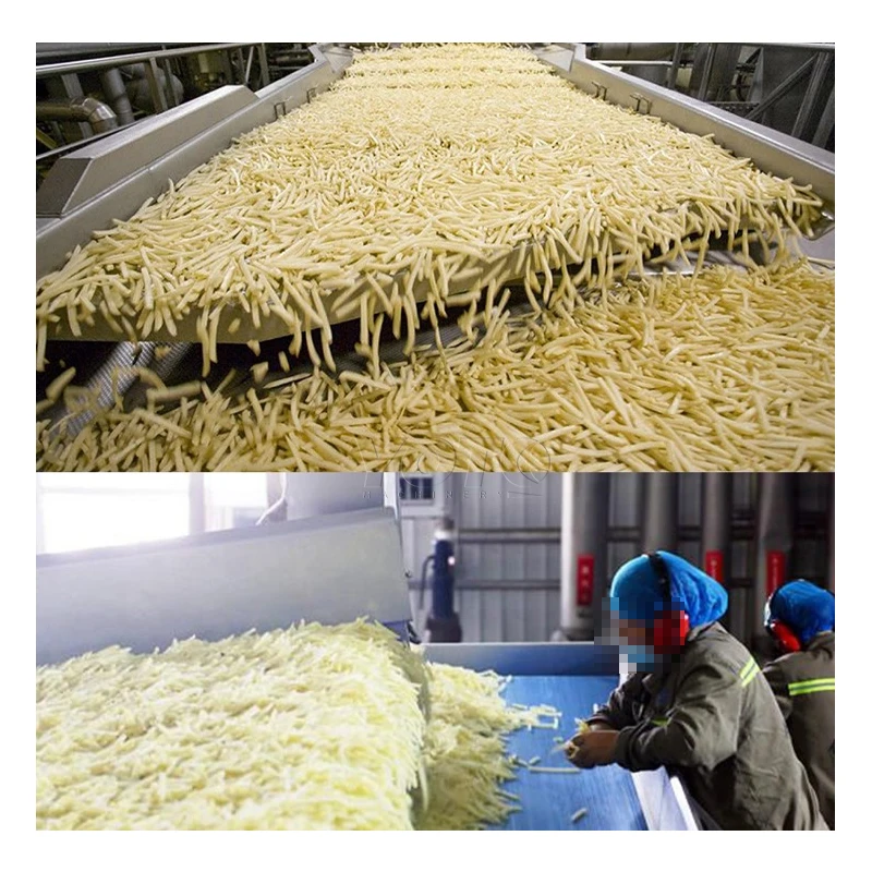 Factory Machinery Fully Automatic Baked Potato Processing Plant Potato Chips Production Line Frozen French Fries Making Machine