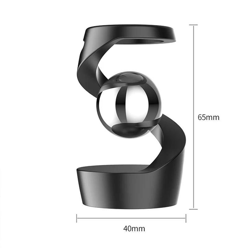 Gravity Defying Kinetic Desk Toy Stress Relief Kinetic Sculpture Fidget Spinners Levitating Desk Toy for Office Desk Decor