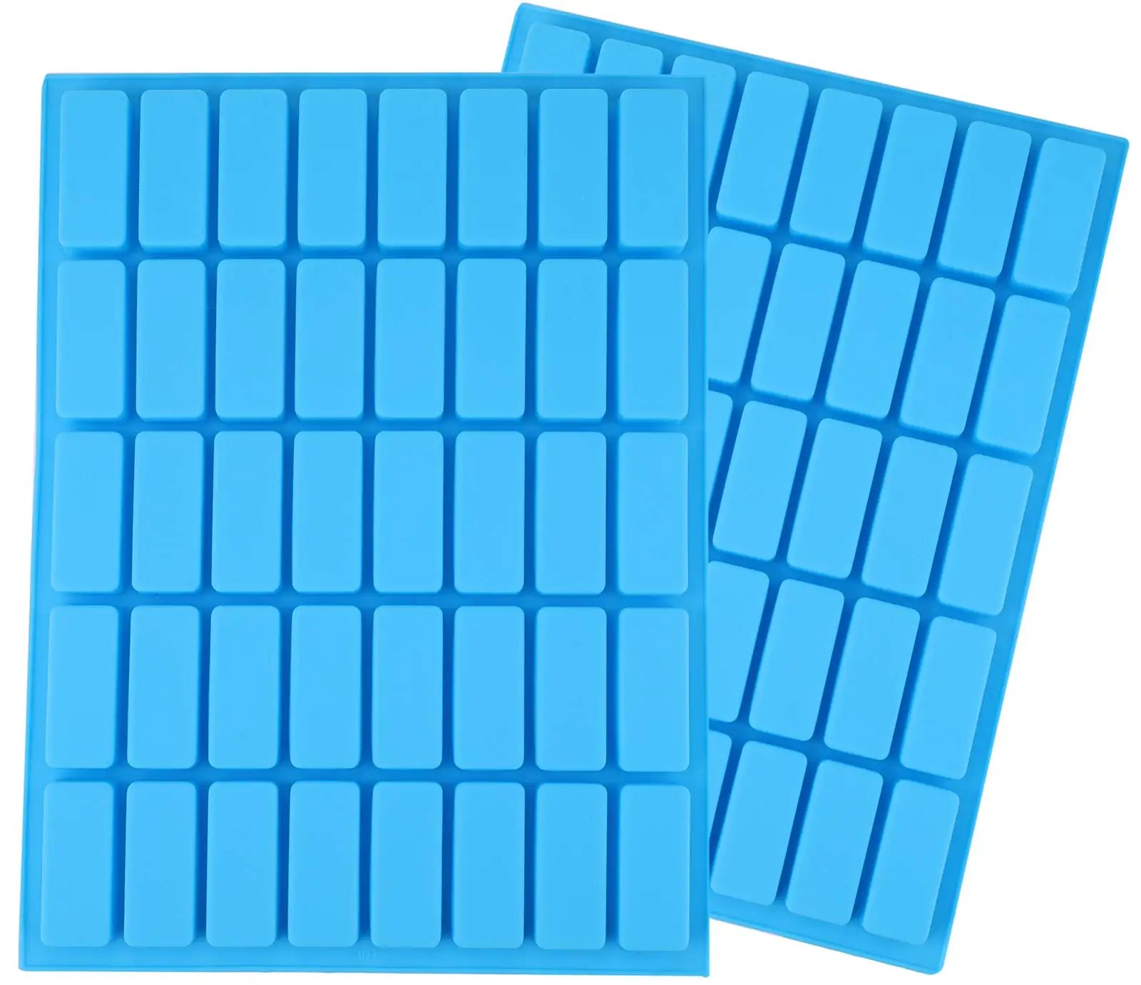 Reusable DIY 40 Cavity Rectangle Silicone Candy Soap Ice Molds