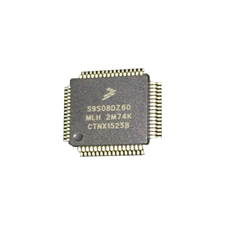 Hot sale MCU 8-Bit HCS08 S08 CISC 60KB Flash 3.3V/5V 64-Pin LQFP Brick S9S08DZ60F2MLH