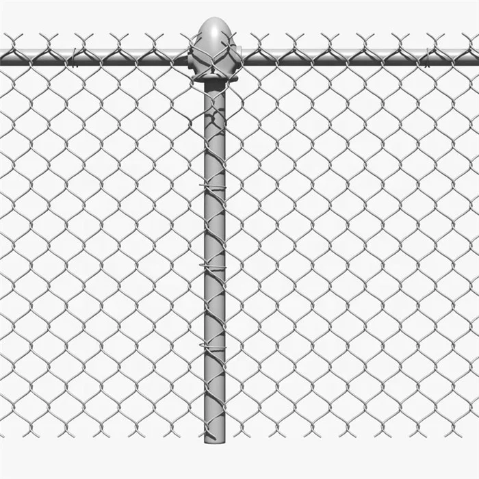 Wholesale Popular Roll Chain Link Fence Used Cyclone Wire Fencing mesh fence panel For Sale