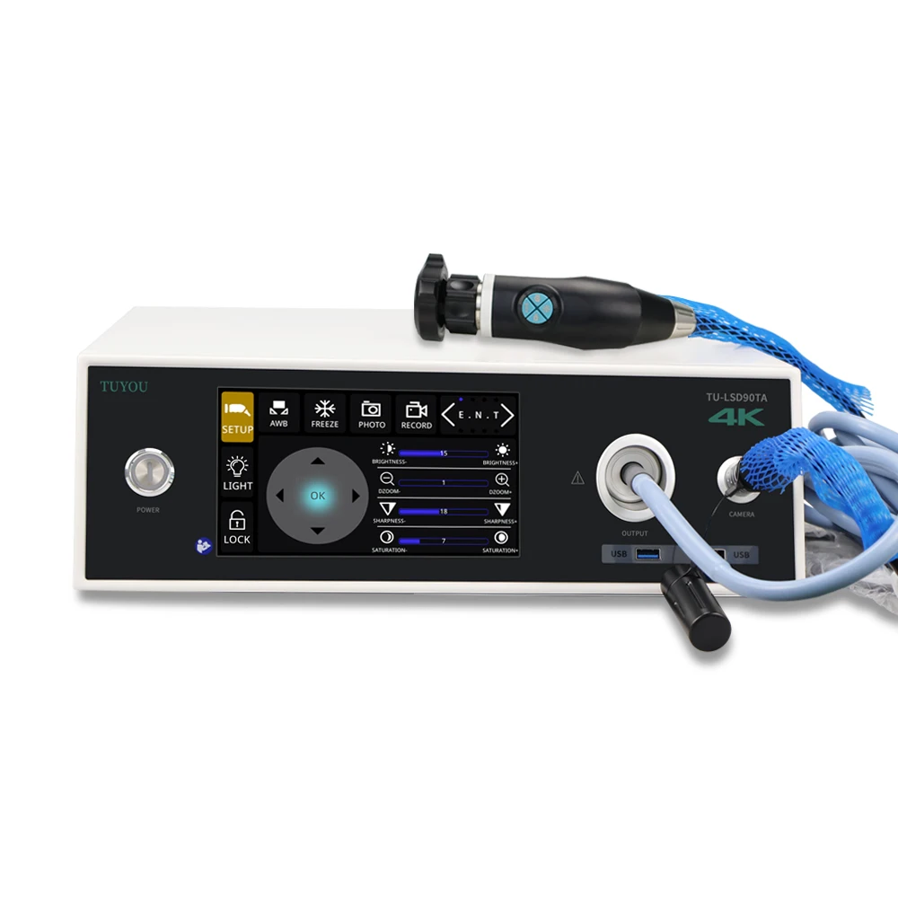 4K Touchscreen Endoscopy Camera System Equipment Works with Laparoscope Arthroscope Ureteroscope Hysteroscope