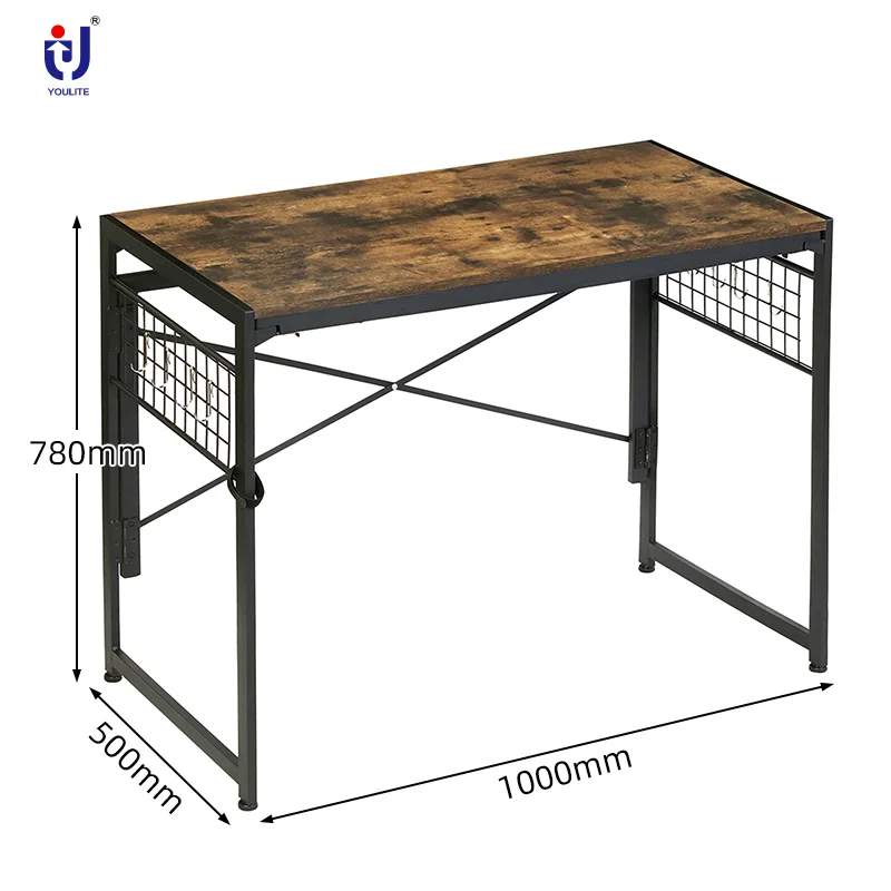 Small Computer Desk Study Table for Small Spaces Home Office Modern Folding Student Laptop PC Writing Desk