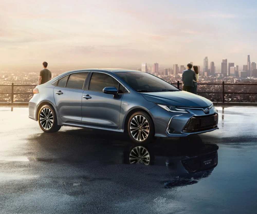 Chinese 2.0L Petrol SUV for Toyota Corolla Automatic Dual Engine Cheap New Energy Vehicles E-CVT Hybrid Cars Fast Delivery