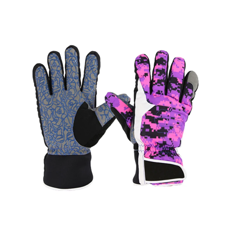 Thermal Warm Full Finger Mitten Skiing Gloves Women Winter Windproof Cotton Gloves