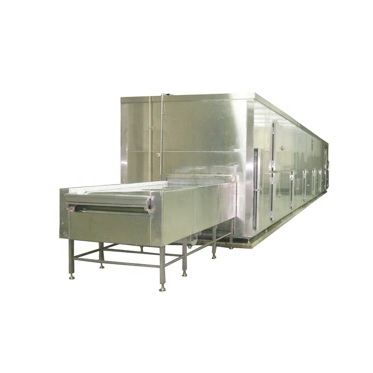 Fluidized Quick Freezer Fluidized Bed Quick Freezing Machine IQF Tunnel Freezer for Fruit Vegetable Seafood