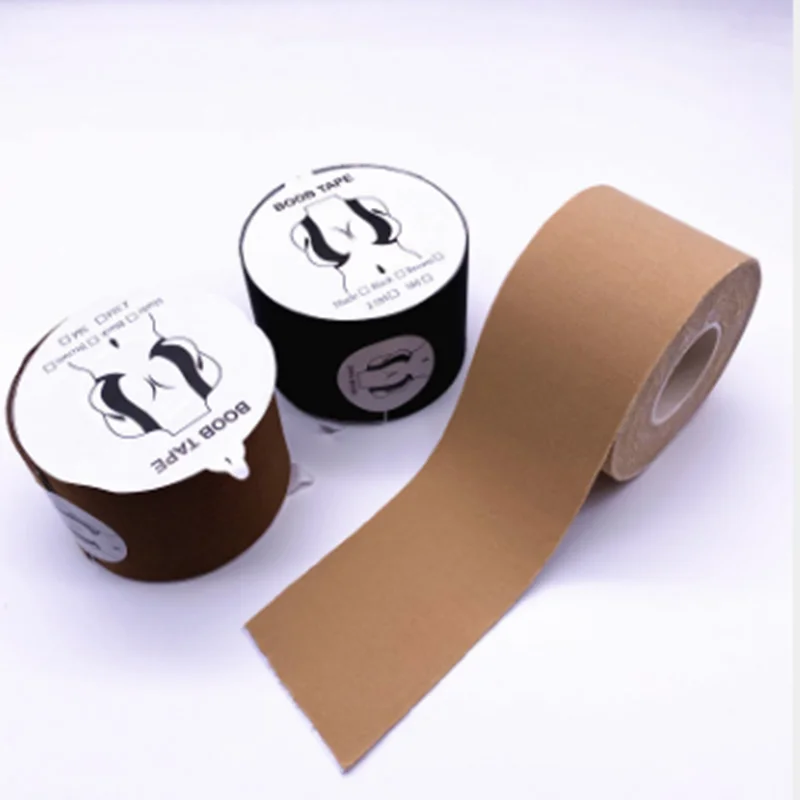 Brown Black Anti-sagging Comfortable Breathable Invisible Breast Tape for Women Lifting Boob