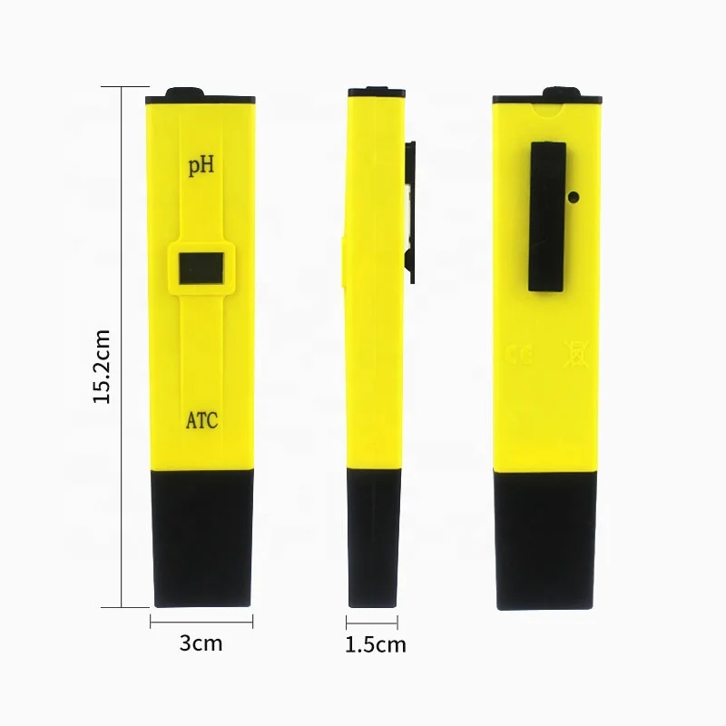 Guangdong supplier 0.0-14.0 ph measuring aquarium water ph tester pen type well water test digital aquarium ph meter