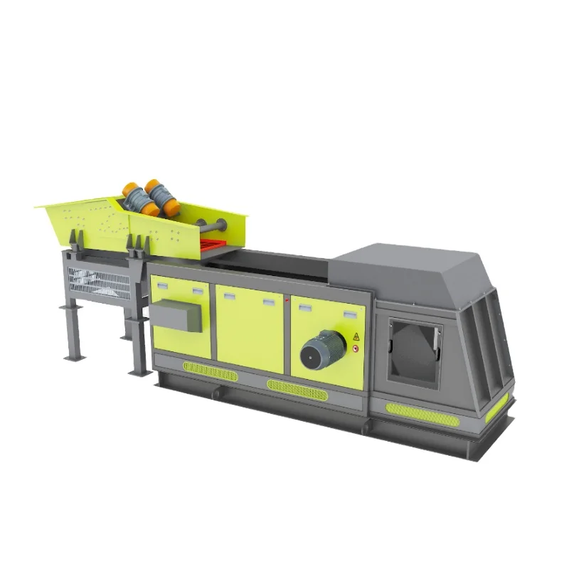 Eddy current separator non ferrous scrap metal crusher separator Copper Wire Scrap cable recycling machine