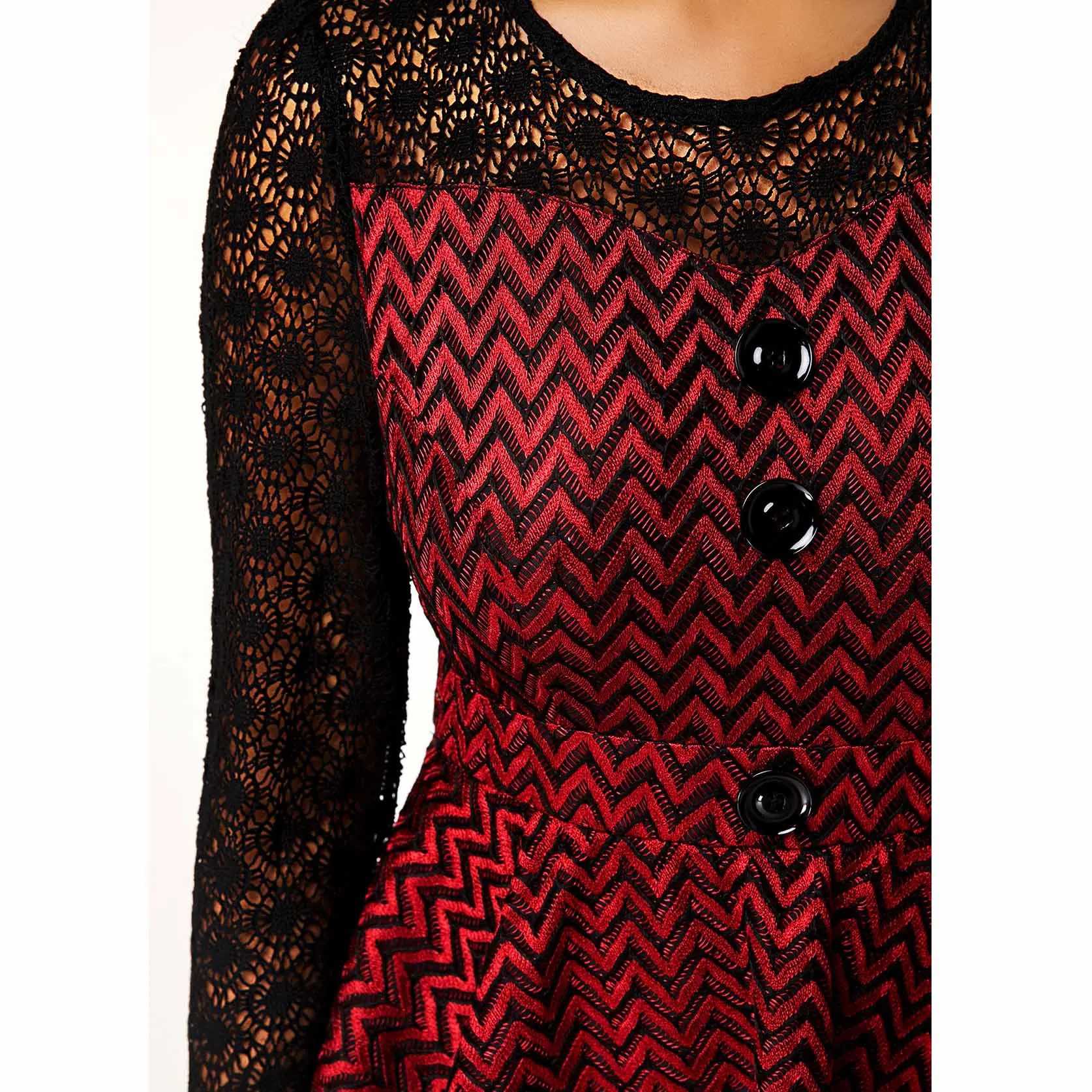 Stripe Printing High Waist Party Dress 2 Pieces Of Commuter Skirts In Stock