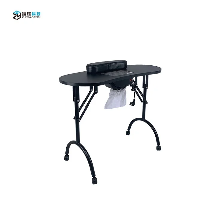 Hot sale luxury beauty salon nail table manicure desk with dust collector for sale