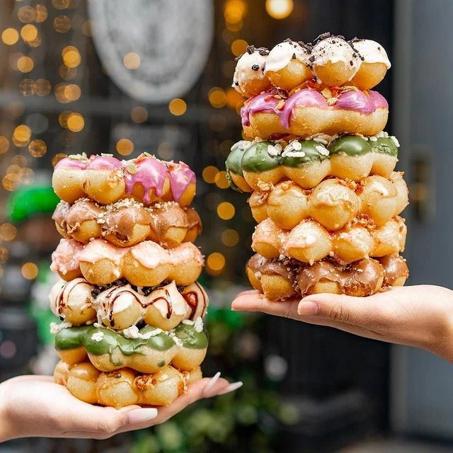 pon de ring mochi donuts maker making machine