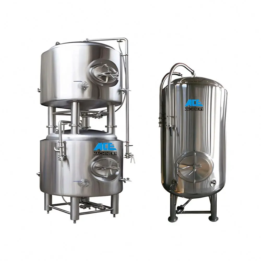 Коническая ферментационная емкость объемом 1200 л оборудование для брожения пива изоляционный контейнер резервуар