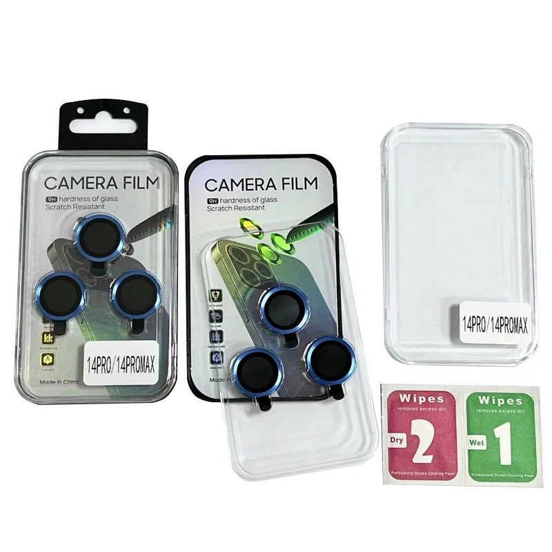 Factory Direct Tempered Glass Camera Lens Screen Protector Colourful Camera Protective Glass Film For Iphone 14 13 12 11 Pro Max