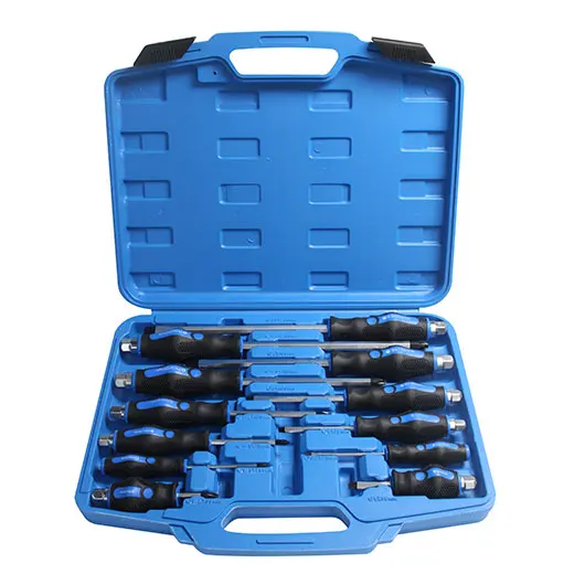12pcs professional CR-V function slotted phillips hand screwdriver tool set