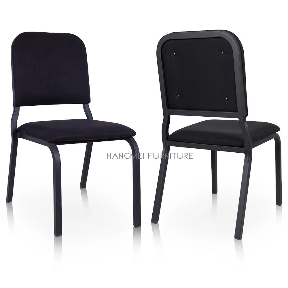 Wholesale Factory Price Hotel Furniture Customized Simple Metal Restaurant Office Dining Banquet Music Hall Chair