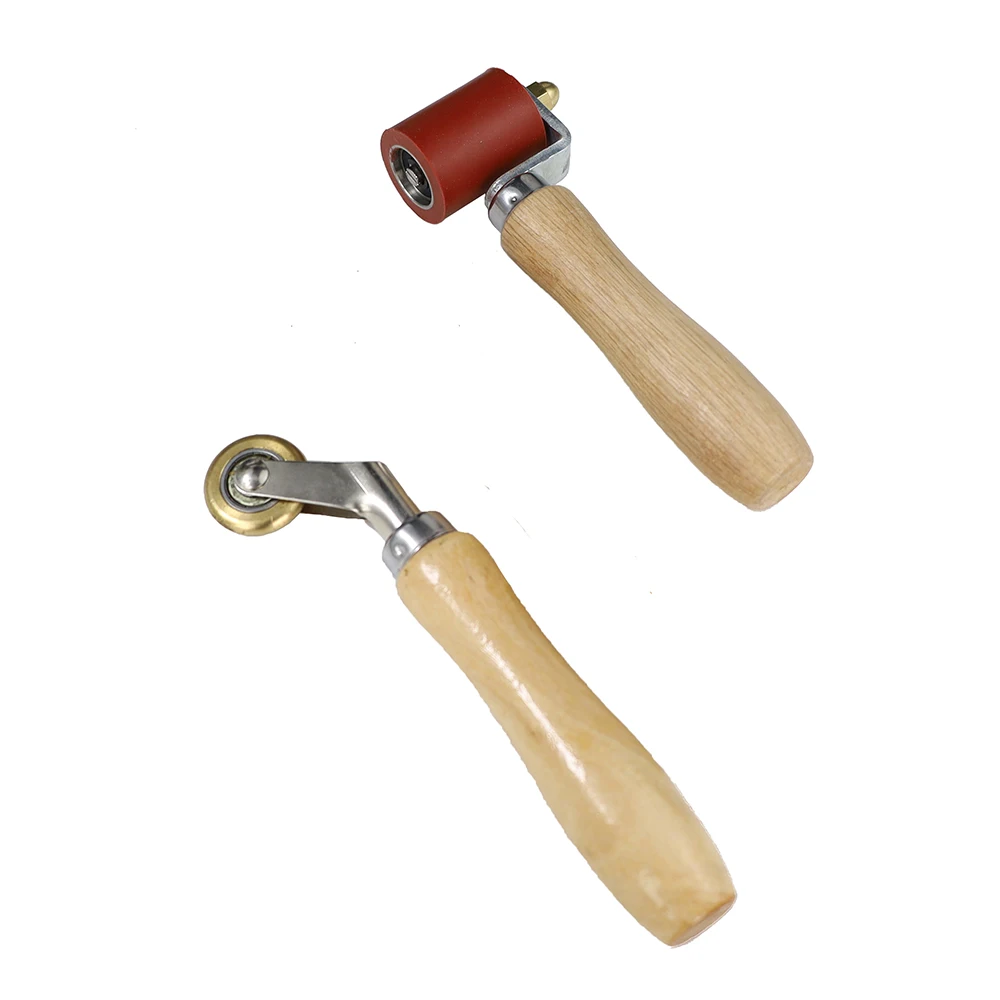 Single Roofing Heavy Duty 45mm Silicone Seam Roller with 6mm Brass Penny Roller for Hot Air Torch Heat Gun Accessories