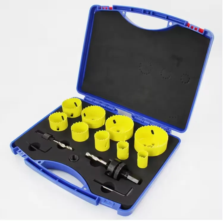 13PCS Hole Saw Sets Bi-Metal Hole Saw Cutters Core Drill Bits for Stainless Steel Metal Wood Cutting Tools